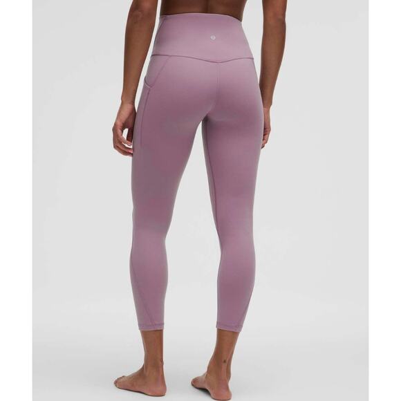 (4) $128 Lululemon Align High Rise Pant with Pockets 25" Lavender Lux Size 4 - Picture 9 of 9